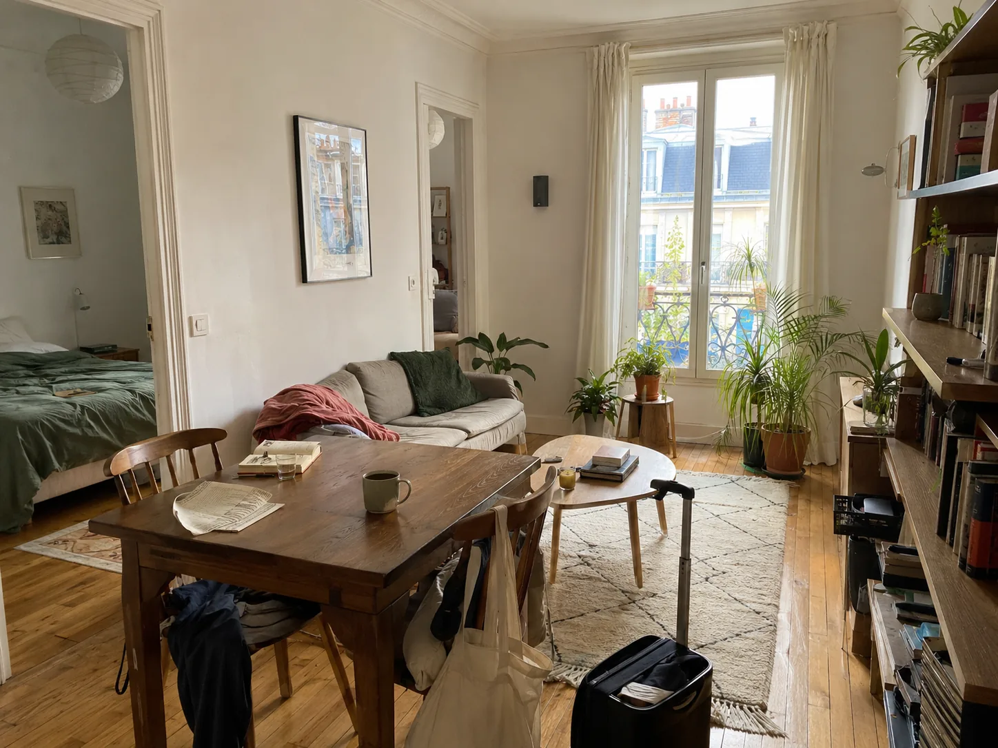 État des lieux avant le départ — Paris 15e, Studio 26 m²
